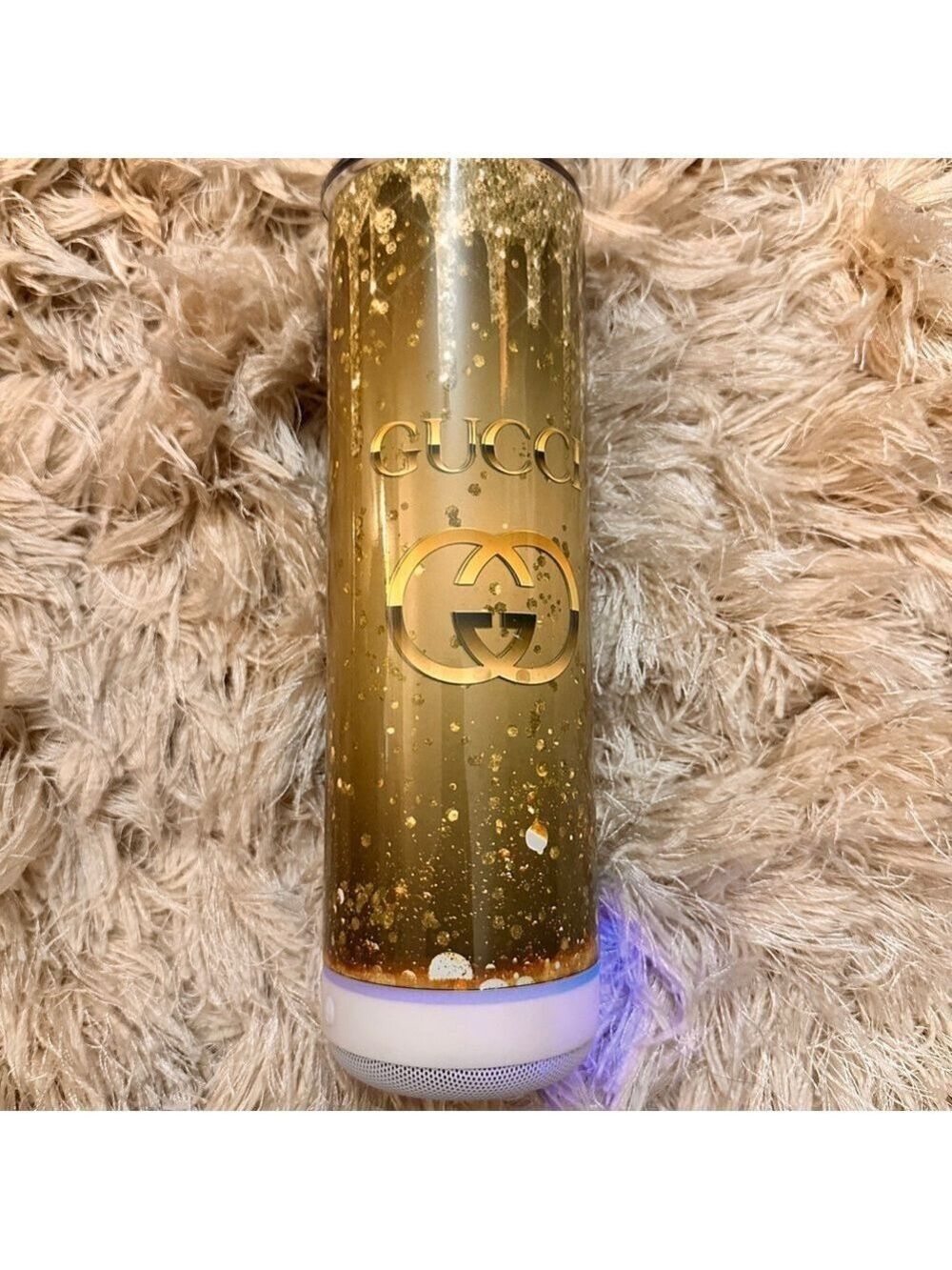 Gold Glitter Bluetooth Tumbler - Picture 2 of 2